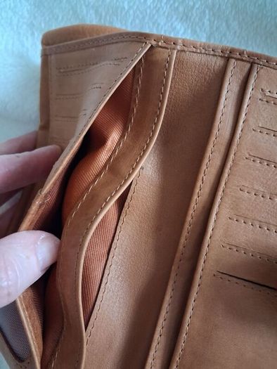 Leather Wallet - Tan - New Without Tags RRP 65