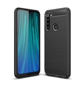 Shockproof Case For Xiaomi Redmi NOTE 8 Carbon Fibre Effect Back Cover