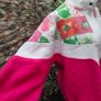 vintage 90s pink and white fleece Medium Image 5