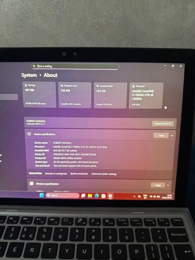 Dell Latitude 7210 2in1 Laptop i7/16GB/512SSD/FHD
