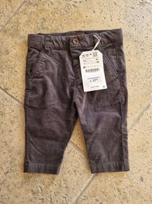 Baby boy dark grey/charcoal trousers