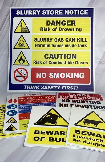 Printed Signs For Industrial Safety Signage and Factory Signage