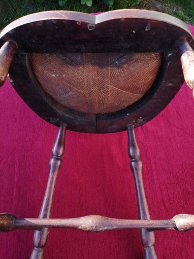 Antique Art Nouveau Rustic Ladies Chair c. 1880