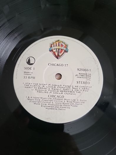 Chicago 17 vinyl
