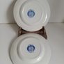 Pair blue transferware plates Image 5