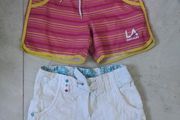 Girls shorts x 2, LA GEAR and Penneys.