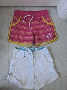 Girls shorts x 2, LA GEAR and Penneys.