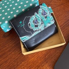 Radley Black Bi - Fold Wallet with Flap Over and Coin Section