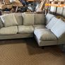 Grey corner sofa set l shaped Image 3