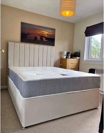 double bed and mattress