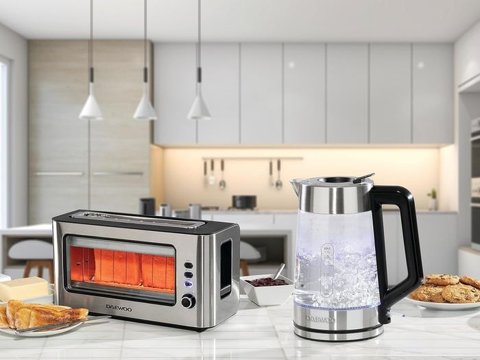 Glass Toaster & Kettle