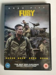 Fury [2014] Brad Pitt, Shia LaBeouf, Logan Lerman, Michael Pena & Jon Bernthal [Movie DVD]