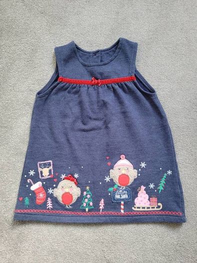 George Christmas dress, size 9-12 months