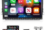 9" Car Carplay 2GB RAM + 32GB ROM 2+32GB Volkswagen Radio Android 13 for VW Passat 6 7 CC Polo GOLF 5 6 Touran T5 WiFi GPS Navigation BT WiFi Split Screen Head Unit FM Radio