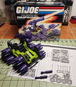 GI JOE Swampmasher with box, blueprint