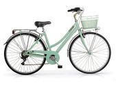 MBM Central Ladies Bike With Basket - Aluminium - Pistachio Green