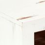 TV Cabinet White 120x30x40 cm Solid Acacia Wood Image 3