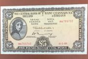 Irish Five pound lavery note