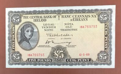 Irish Five pound lavery note