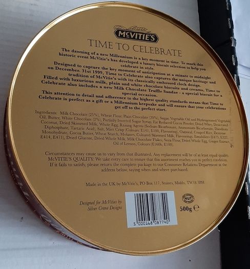 new vintage millennium tin