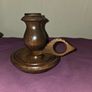 Lourdes Wooden Candlestick holder Image 4
