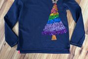 Next navy Christmas sweat top age 12 excellent condition!