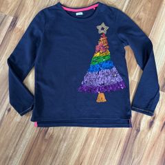Next navy Christmas sweat top age 12 excellent condition!