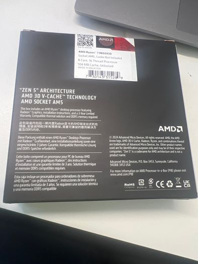 Ryzen 7 9800x3d