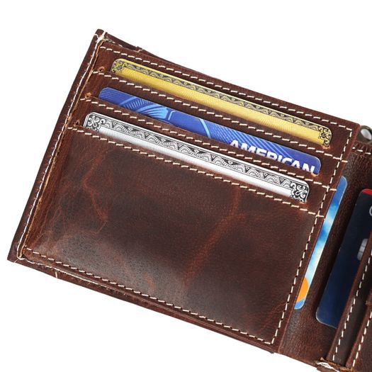 Genuine Leather Wallet Luxury Handmade RFID Secure Wallet