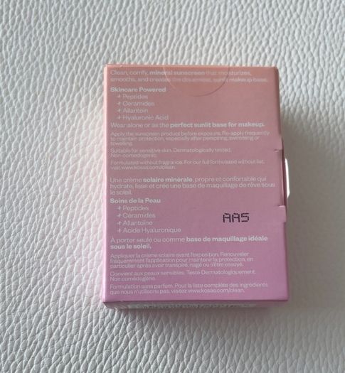 Kosas DreamBeam Sunlit Comfy Smooth Sunscreen SPF 30 (15ml)