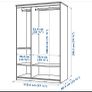 Ikea songesand wardrobe Image 4