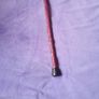 Fancy Design Red Walking Stick Image 4