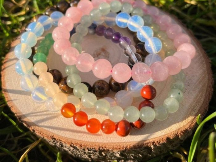 Gemstone Bracelets Amethyst, Rose Quartz, Carnelian, Tigers Eye, Moss Agate, Labradorite, Sodalite and more