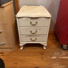Queen Anne Vintage Locker Nightstand