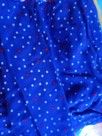 pumpkin patch red and blue dress