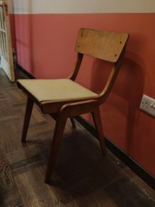 mid century ply stacking chair