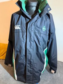 Irish rugby vintage Canterbury rain coat