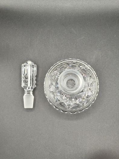 Waterford Crystal Round Perfume Bottle & Stopper - Signed