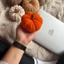 Set of 3 crochet pumpkins Image 2