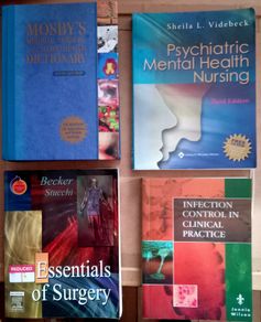 Four Nursing and Medical Books Books