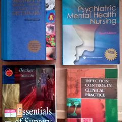 Four Nursing and Medical Books Books