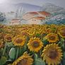 Oil On Canvas of Sunflower By C Benolt Image 5