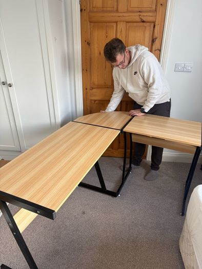 L shaped office/study desk