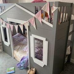 bed/play area or used for bunkbeds