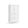Bathroom cabinet with 2 doors and 2 drawers white Image 3