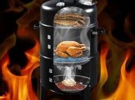main image for ad Charcoal Barbecue Smoker With Heat Indicator