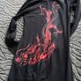 Long Black Hoodie.   Size 8 Image 6