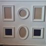Large White Antique Style Photo Frame Image 2