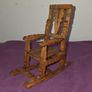 Vintage folk art miniature rocking chair Image 6