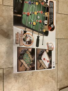 New 2 in 1 Football & Air Hockey